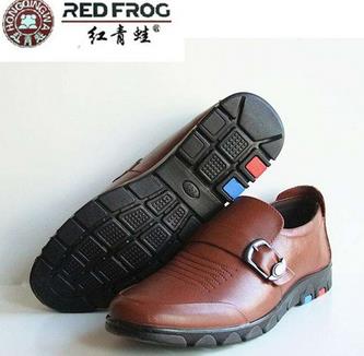 红青蛙皮鞋