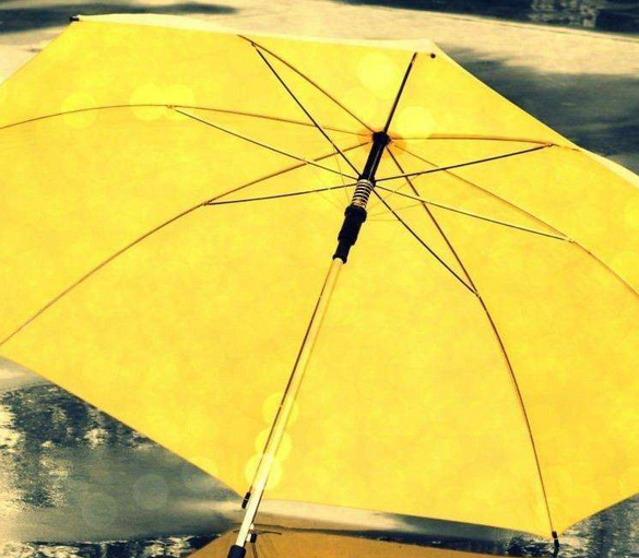 有把伞黄色伞
