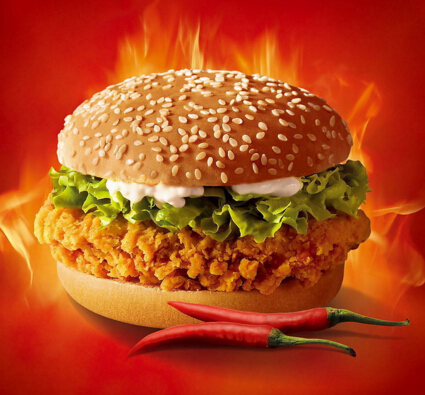 burger king麻辣汉堡