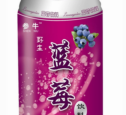 蓝莓果汁饮料