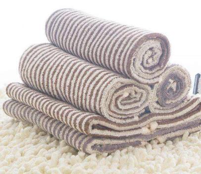 竹纤维条纹毛巾