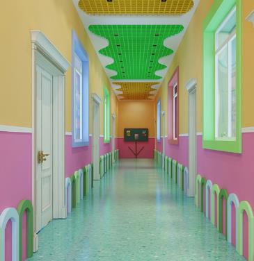 幼儿园教室走廊