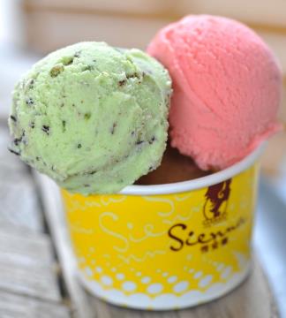 雪安娜冰淇淋店冰淇淋
