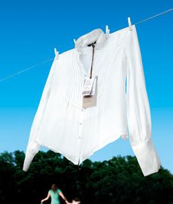 袋鼠洗衣白衬衫