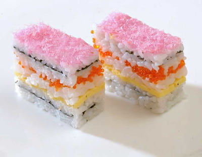 鱼银多层口味寿司