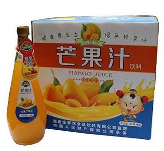 邵阳市美味食品饮料厂芒果汁
