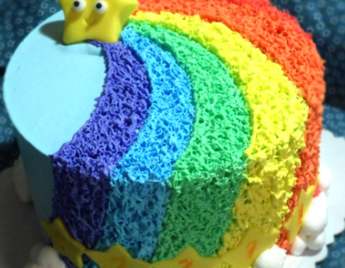 朵園手制烘焙私坊彩虹蛋糕