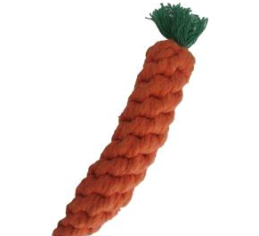 和友宠物玩具 棉绳水果系列-胡萝卜