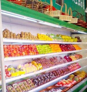 百香果水果店冰柜