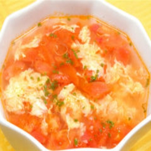 阿毛土菜馆番茄加蛋汤