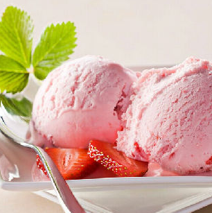 冰岛之恋草莓冰淇淋