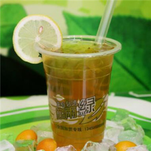 台湾四两绿茶饮柠檬