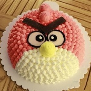 蜜语diy烘焙坊愤怒的小鸟蛋糕