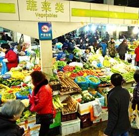 东门菜市场蔬菜区