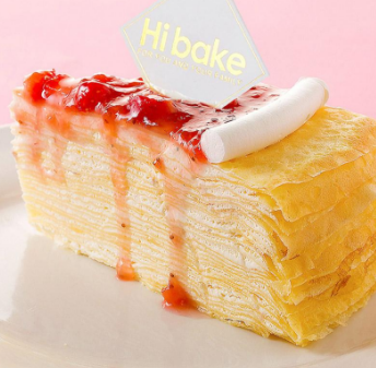 hibake蛋糕草莓千层