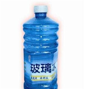 明庭玻璃水蓝瓶
