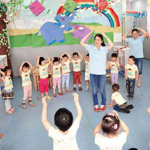 回龙观童学园幼儿园跳舞