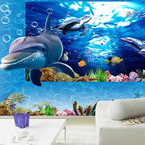 多彩环保集成墙饰海洋主题