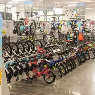 迪卡侬运动超市自行车