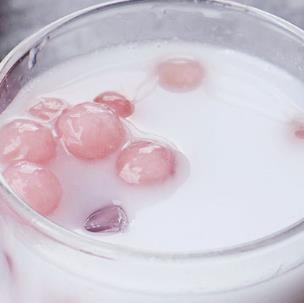 珍珠奶茶铺粉色珍珠