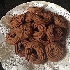 花朵快乐烘焙巧克力饼干