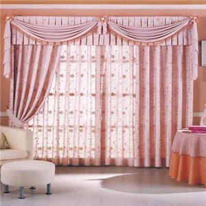摩格窗帘粉色