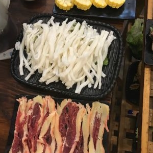 潮雄高堂一锅牛肉火锅配菜