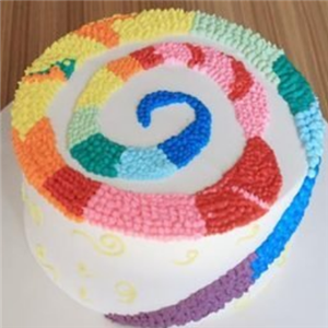 168Coffee烘焙风情彩虹蛋糕