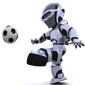 智乐宝机器人踢球