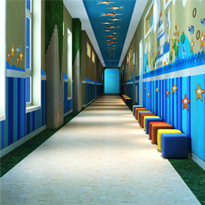 世纪星幼儿园教室走廊