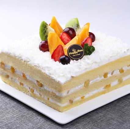欢乐蜂蛋糕水果