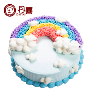 丹喜蛋糕彩虹蛋糕