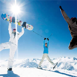 五龙滑雪玩耍