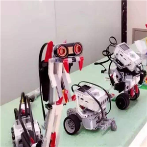 玛酷机器人培训红色