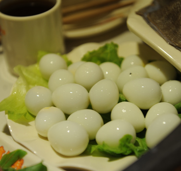 传奇鲜菜老火锅鹌鹑蛋
