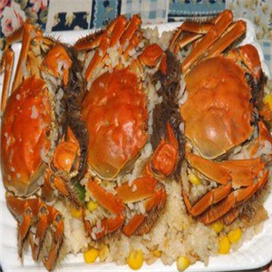一只蟹蟹煲饭肉蟹饭
