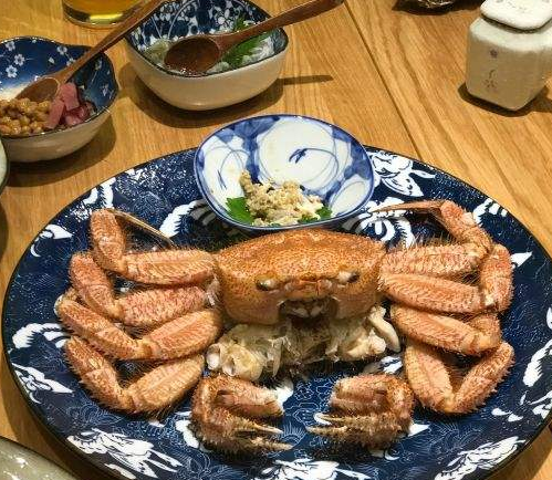 水谷日式料理螃蟹