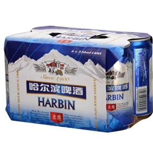 哈尔滨冰纯啤酒一版