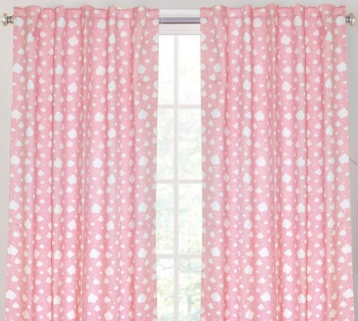 未来e家窗帘粉色