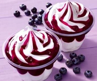 意冰雪冰淇淋蓝莓
