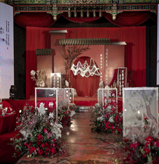 梦婚礼室内红色中国风婚礼套系