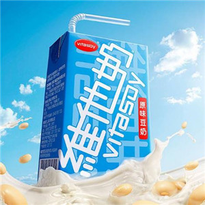 维他豆奶广告图