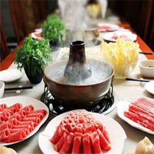 串门铜锅涮肉招牌