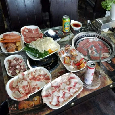 金味山韩式自助烤肉展示