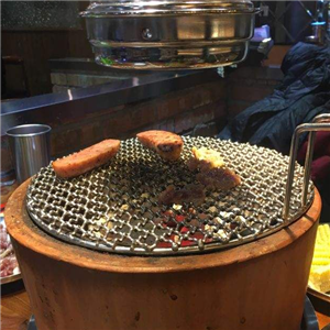 小泥炉烤肉锅子