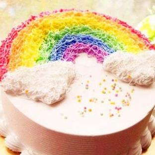 艾薇米娅创意蛋糕彩虹