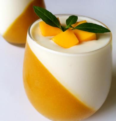 芒果酸奶冻芒果芝士
