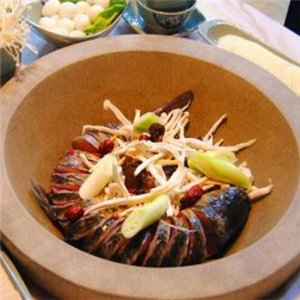 烤活鱼石锅鱼食材