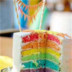 新品味蛋糕连锁彩虹