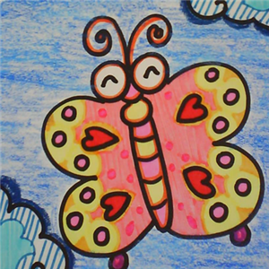童绘美术蝴蝶